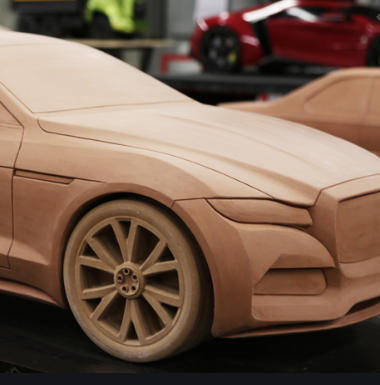 clay model supercar