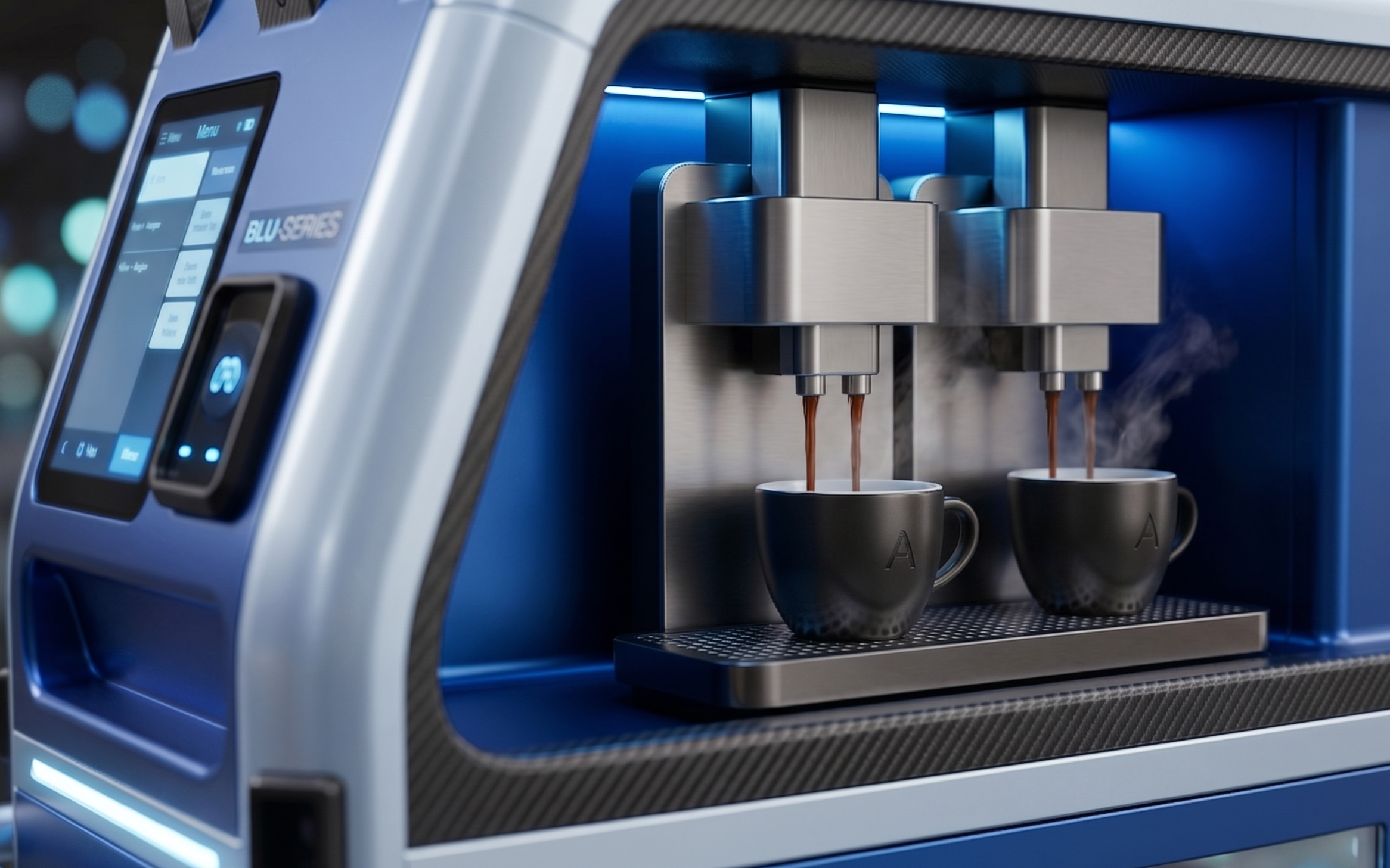 3D-printing coffeemachine prototype