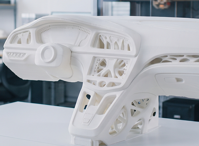 close up dasboard 3d print